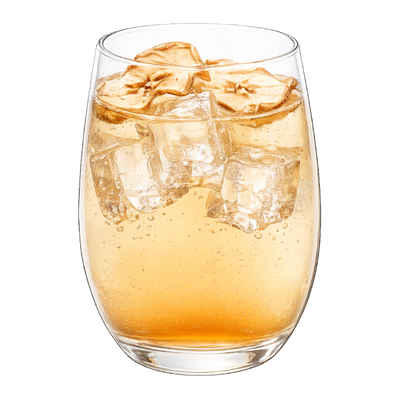 Apple Cider with Lychee Honey Beverage