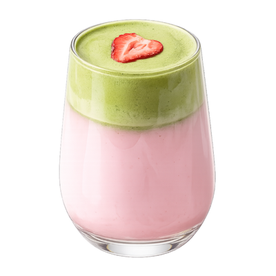 Strawberry Milk Matcha Cloud Beverage